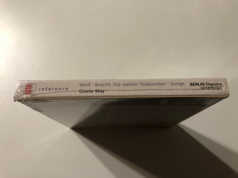 Kurt Weill, Bertolt Brecht - Die Sieben Todsünden; Berliner Requiem; Happy End; Mahagonny; Dreigroschenoper - Gisela May / Reference / Berlin Classics Audio CD 2006 / 0013752BC
