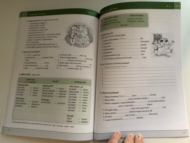 MagyarOK A1 / Textbook + Workbook / New edition 2023 / University of Pecs / Paperback (9786150163413)