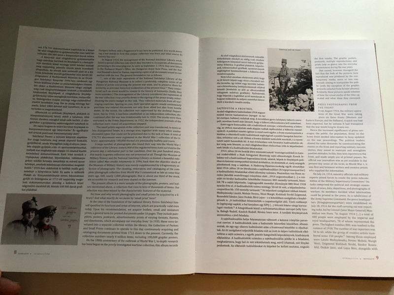 Képpé formált háború - Picture the great war / Katona Anikó - Szarka Anita / Budapest, OSZK, OSIRIS KIADO, 2014 / Hardcover (9789632762517)