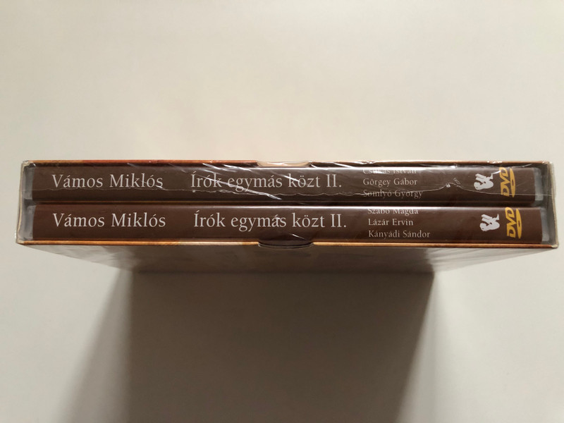 Írók egymás közt II. (2 DVD) / Vámos Miklós with Szabó Magda, Csukás István, Lázár Ervin, Görgey Gábor, Kányádi Sándor, Somlyó György / Alexandra Kiadó, 2008. / DVD Video (5999882499260)