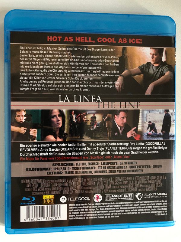 LA LINEA THE LINE / RAY LIOTTA, ANDY GARCIA / ES GIBT GRENZEN, DIE NICHT ÜBERSCHRITTEN WERDEN SOLLTEN / ESAI MORALES, ARMAND ASSANTE, VALERIE CRUZ / BluRay Disc / DVD Video (4260041334083)