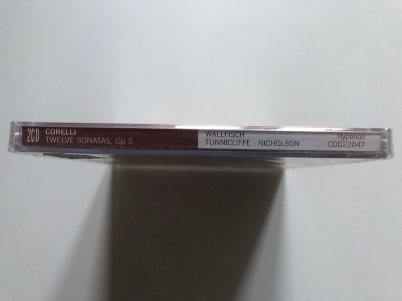 Corelli: Violin Sonatas Op 5 - Elizabeth Wallfisch, Richard Tunnicliffe, Paul Nicholson / Dyad / Hyperion 2x Audio CD 2003 / CDD22047