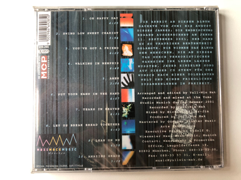 Inspirational Melodies: A Tribute to Hope and Unity Product Details Title: Oh Happy Day Track Length: 4:25 UPC: (9002986692850)