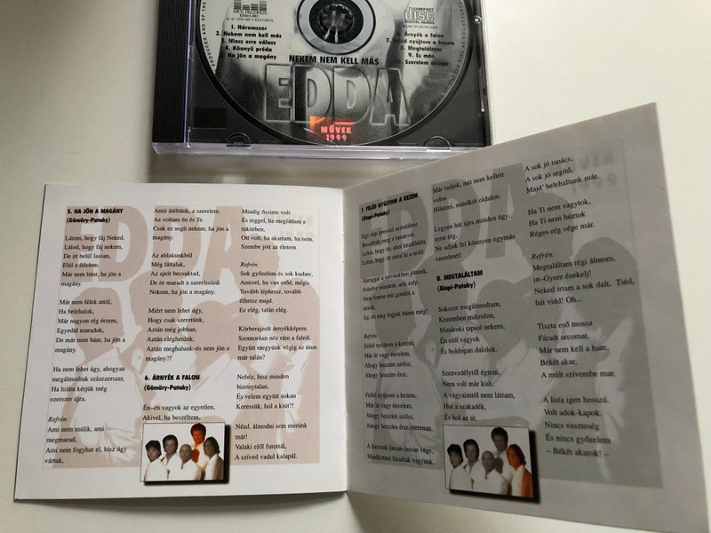 Edda Művek 1999 – Nekem Nem Kell Más / MI-5 Records Audio CD 1999 / EDDA.001