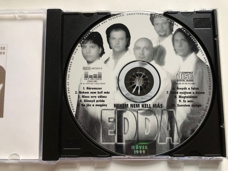 Edda Művek 1999 – Nekem Nem Kell Más / MI-5 Records Audio CD 1999 / EDDA.001