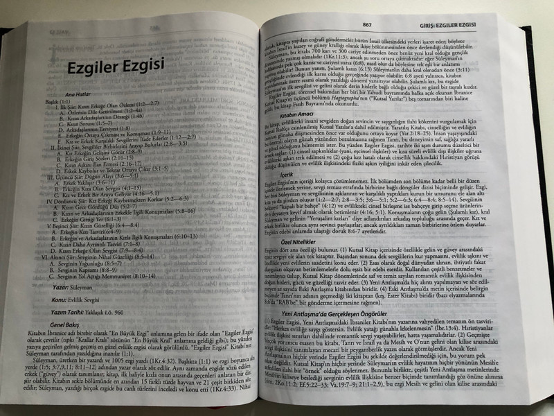 Yeni Yasam Aciklamali Kutsal Kitap / The Full Life Study Bible in Turkish Language Edition / Turkish Bible Society / Hardcover (9780736104159)