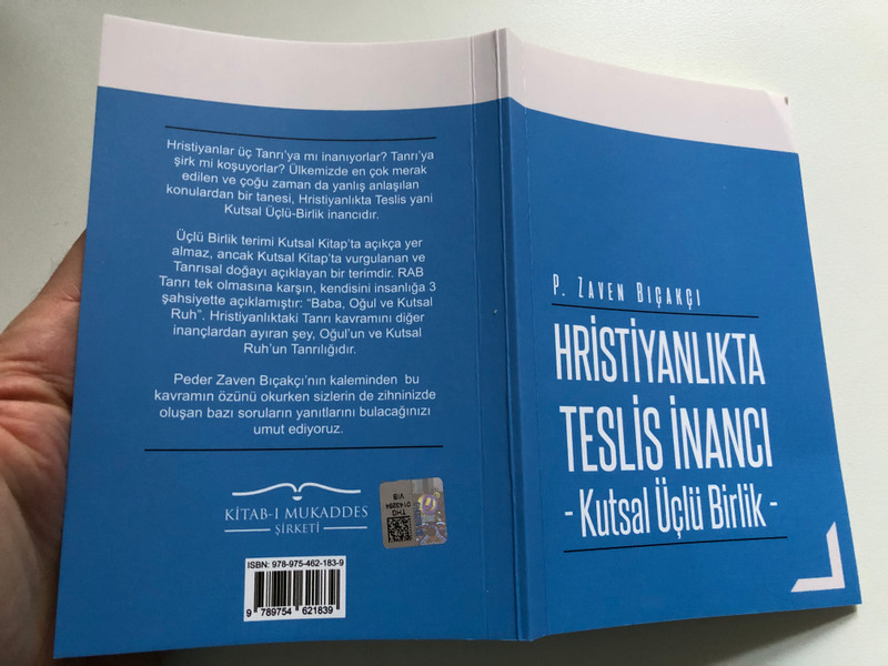 HRİSTİYANLIKTA TESLİS İNANCI - Kutsal Üçlü Birlik / P. ZAVEN BIÇAKÇI / KİTAB-I MUKADDES ŞİRKETİ / Paperback (9789754621839)