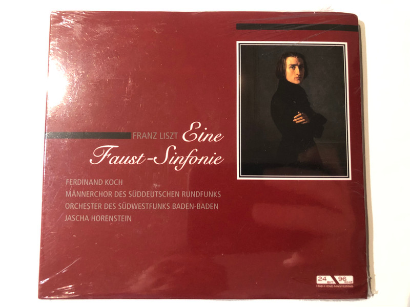 Franz Liszt: Eine Faust-Sifonie - Ferdinand Koch, Mannerchor Des Suddeutschen Rundfunks, Orchester Des Sudwestfunks Baden-Baden, Jascha Horenstein / VOX Records Audio CD 2006 / 231565