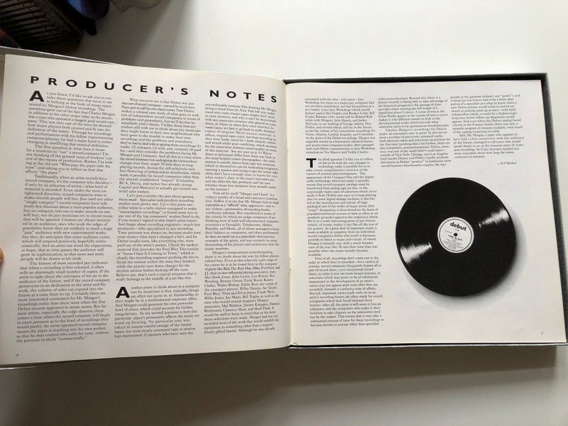Charles Mingus – The Complete Debut Recordings / Debut Records 12x Audio CD, Box Set 1990 / 12DCD-4402-2