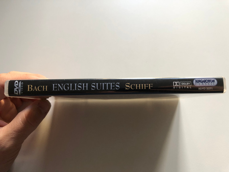 J. S. Bach - English Suites BWV 806-811 DVD 2005 inroduced & performed by András Schiff, piano / Live recording / Hungaroton classic HDVD 32371 (5991813237156)