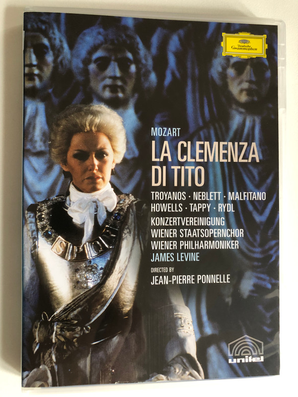 MOZART - LA CLEMENZA DI TITO / TROYANOS, NEBLETT, MALFITANO, HOWELLS, TAPPY, RYDL / JAMES LEVINE / DIRECTED BY JEAN-PIERRE PONNELLE / DVD Video (044007341285)