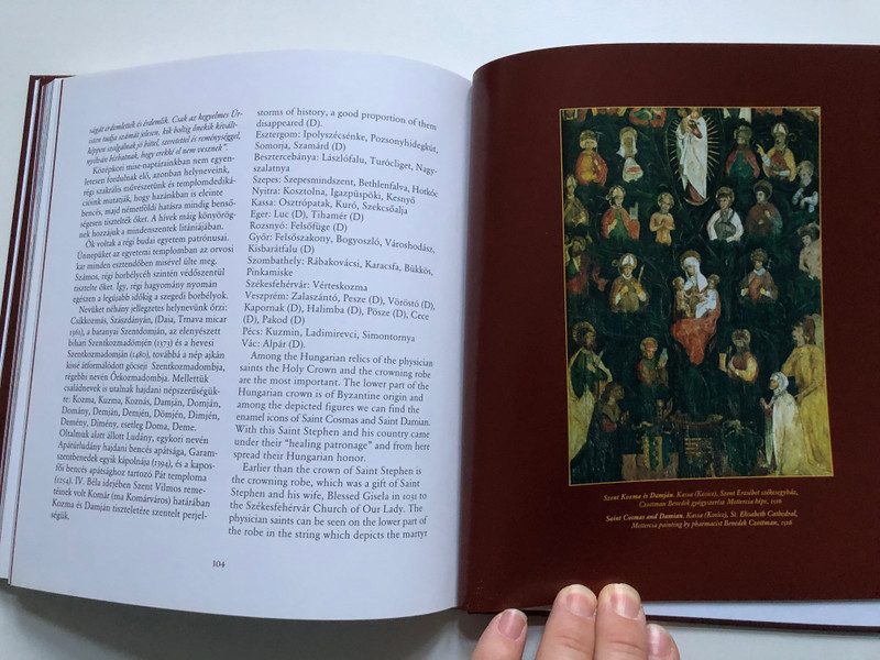 Az orvosszentek üzenete képekben SZENT KOZMA ÉS DAMJÁN / SAINT COSMAS AND DAMIAN Messages of Physician Saints in Pictures / Langer Róbert & Vértesaljai László / Hardcover (9789633311981)