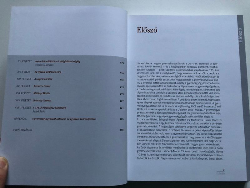 Az Ötpacsirta utczától a Gólya utczáig / TULASSAY TIVADAR / A Bókay-klinika 175 éve / Semmelweis Kiadó / Hardcover (9789633313107)