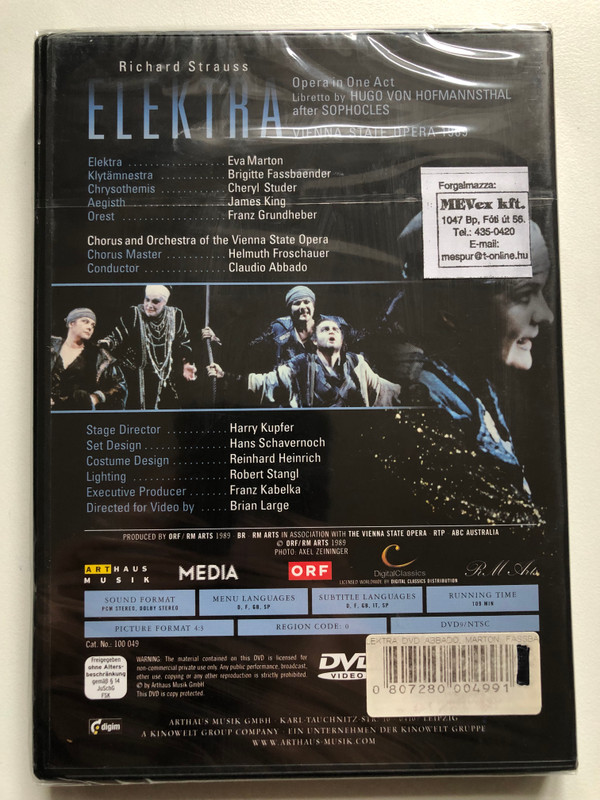 Elektra A Vienna State Opera Triumph (0807280004991) 
