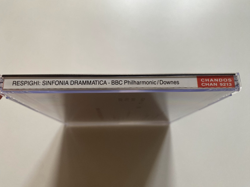 Respighi: Sinfonia Drammatica - BBC Philharmonic, Sir Edward Downes / Chandos Audio CD 1993 / CHAN 9213