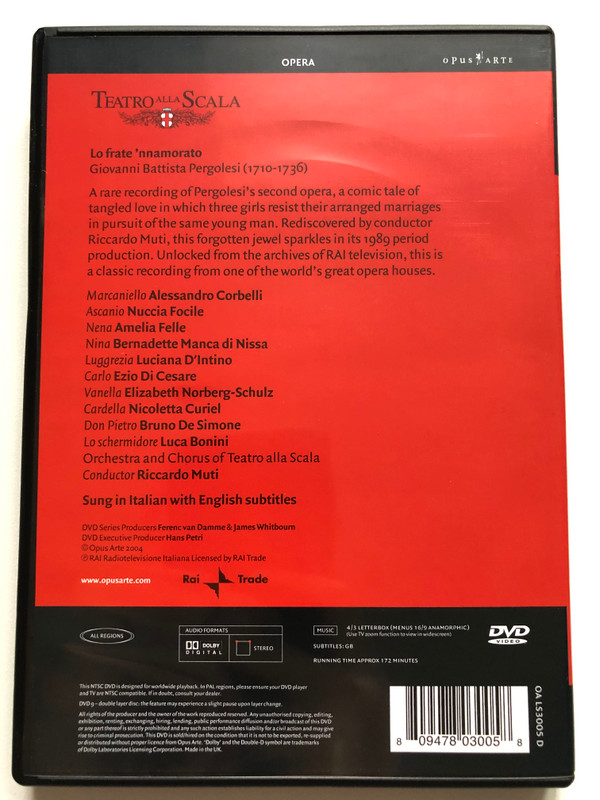 Opera Pergolesi's Lo frate 'nnamorato at Teatro alla Scala (809478030058)