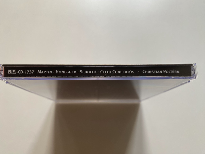 Christian Poltéra Plays Martin, Honegger, Schoeck - Malmö Symphony Orchestra, Tuomas Hannikainen / BIS Audio CD 2012 / BIS-CD-1737