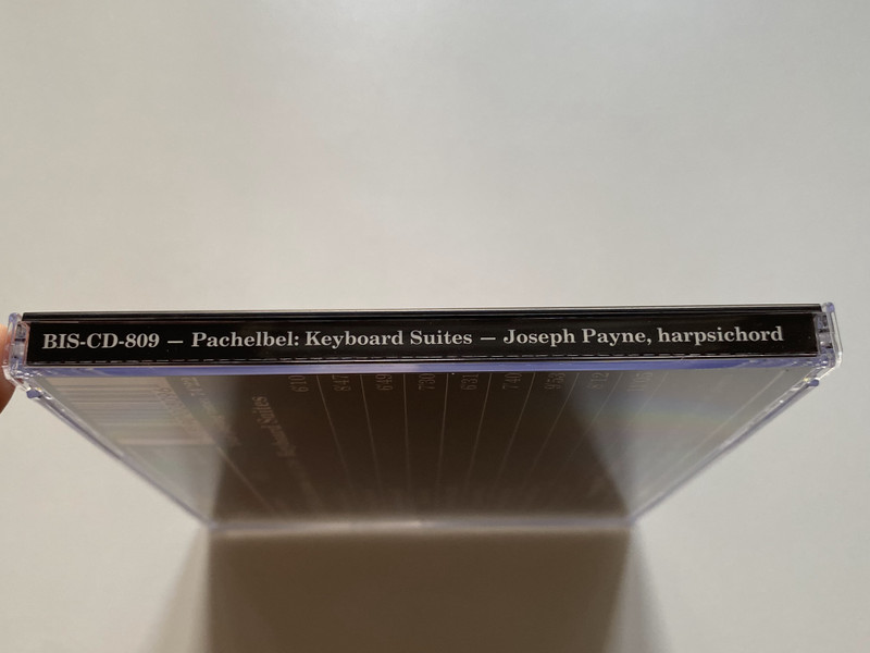 Johann Pachelbel: Keyboard Suites - Joseph Payne (harpsichord) / BIS Audio CD Stereo / BIS-CD-809