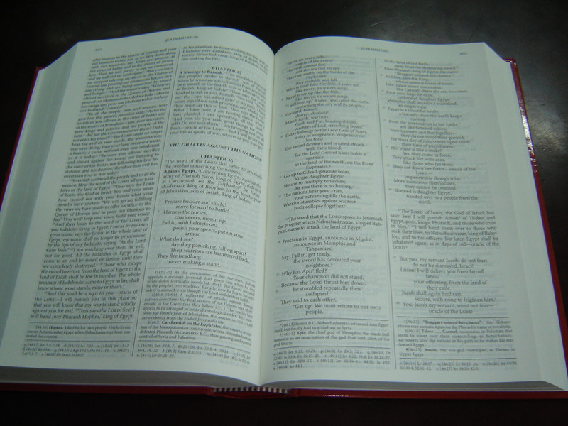 New American Bible (NAB) Revised Edition /  Catholic Bible with Study Notes, Maps and Deuterocanonical Books / 2016 Print