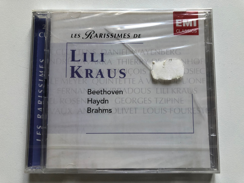 Lili Kraus – Beethoven, Haydn, Brahms / Les Rarissimes De / EMI Classics 2x Audio CD 2004 Mono / 724356283121