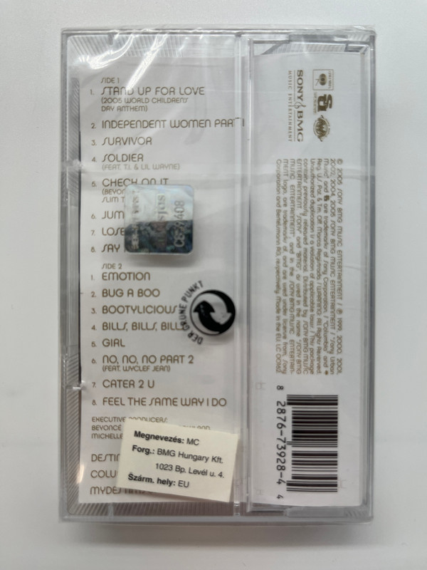 Destiny's Child – #1's / Columbia Audio Cassette 2005 / 82876 73928 4