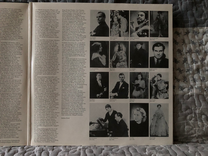 Die Zeit Ist Ein Sonderbar Ding... (Künstler Der Staatsoper Dresden In Historischen Aufnahmen) / ETERNA 2x LP, Mono 1985 / 8 22 870-871