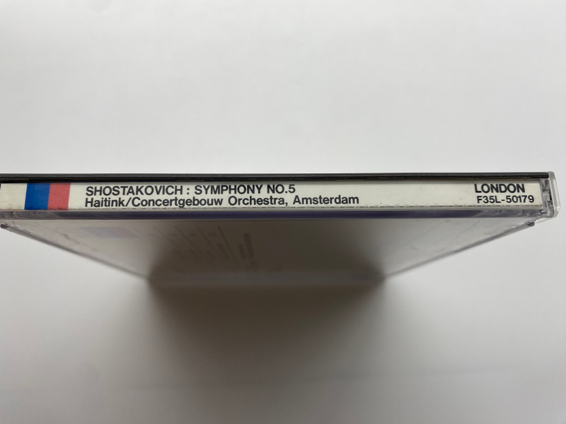 Shostakovich: Symphony No. 5 - Concertgebouw Orchestra, Bernard Haitink / London Audio CD 1982 / F35L-50179 