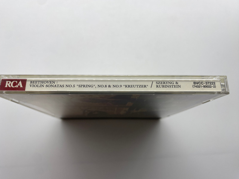 Beethoven: Violin Sonatas No. 5 ''Spring''; No. 8, No. 9 ''Kreutzer'' - Henryk Szeryng, Arthur Rubinstein / RCA Red Seal Best 100 / BMG Audio CD 1999 / BVCC-37222