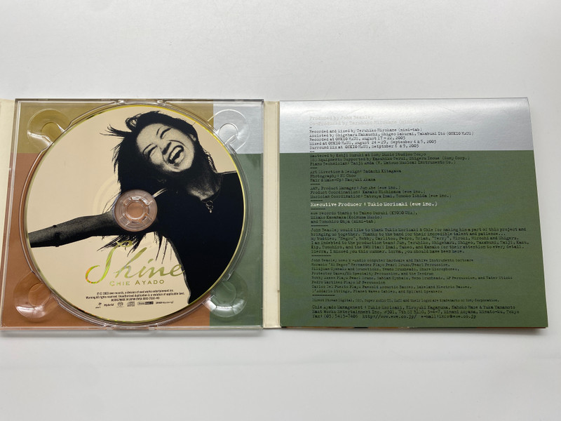 Chie Ayado – Shine / EWE Records Audio CD 2003 / EWSA 0083