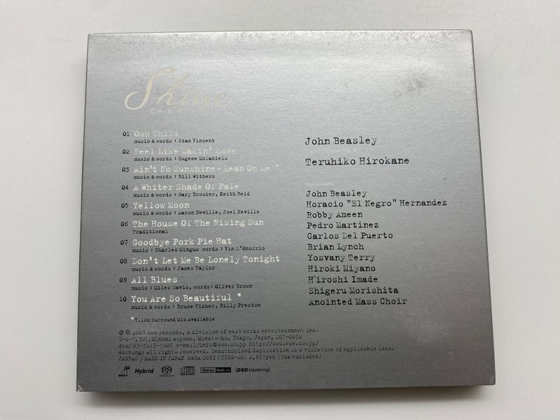 Chie Ayado – Shine / EWE Records Audio CD 2003 / EWSA 0083