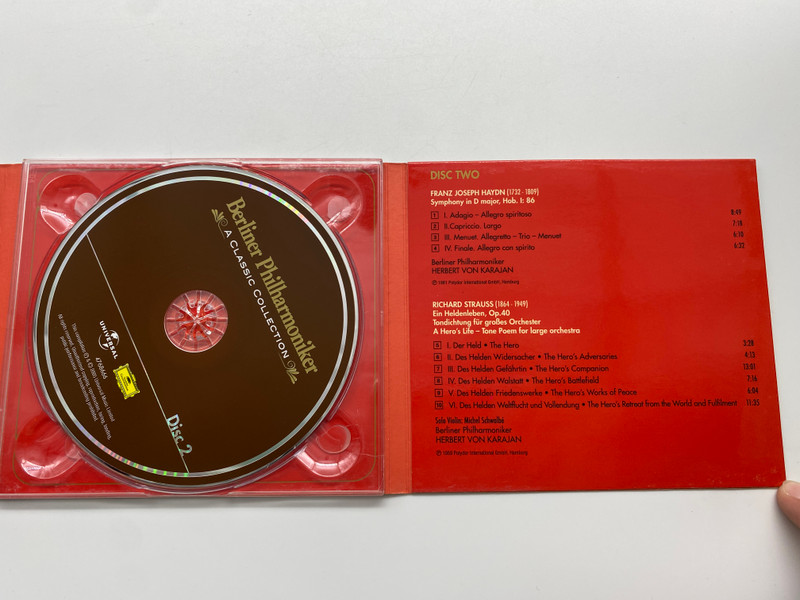 Berliner Philharmoniker - A Classic Collection: Beethoven, Haydn, Ravel, Strauss / Deutsche Grammophon 2x Audio CD 2005 / 4768664