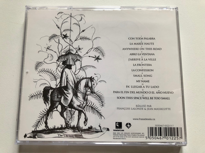 Lhasa – The Living Road / Tôt Ou Tard Audio CD 2003 / 5050467-0122-5-7