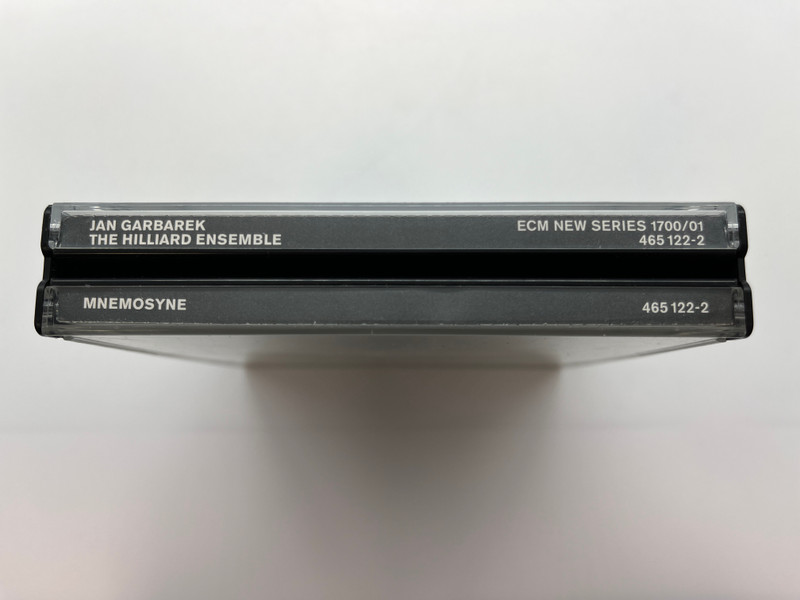 Jan Garbarek - The Hilliard Ensemble - Mnemosyne / ECM New Series 2x Audio CD 1999 / ECM New Series 1700/01