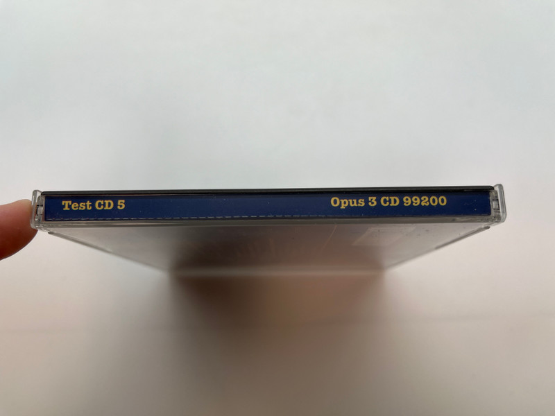 Test CD 5 - ''Depth of Image - Timbre - Dynimaics'' / 24 Karat Gold Audiophile Version / Opus 3 Audio CD Stereo / CD 99200