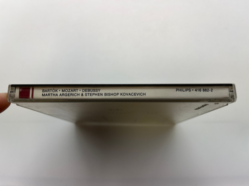 Bartók, Debussy, Mozart - Martha Argerich, Stephen Bishop Kovacevich / Philips Audio CD / 416 882-2 