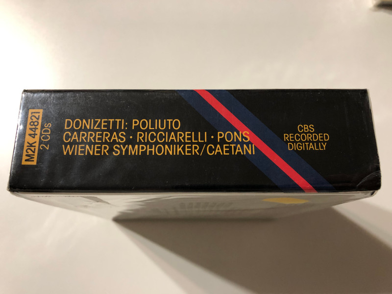 Donizetti: Poliuto - José Carreras, Katia Ricciarelli, Juan Pons, Chor der Wiener Singakademie, Wiener Symphoniker, Oleg Caetani / CBS Records 2x Audio CD 1989 / M2K 44821