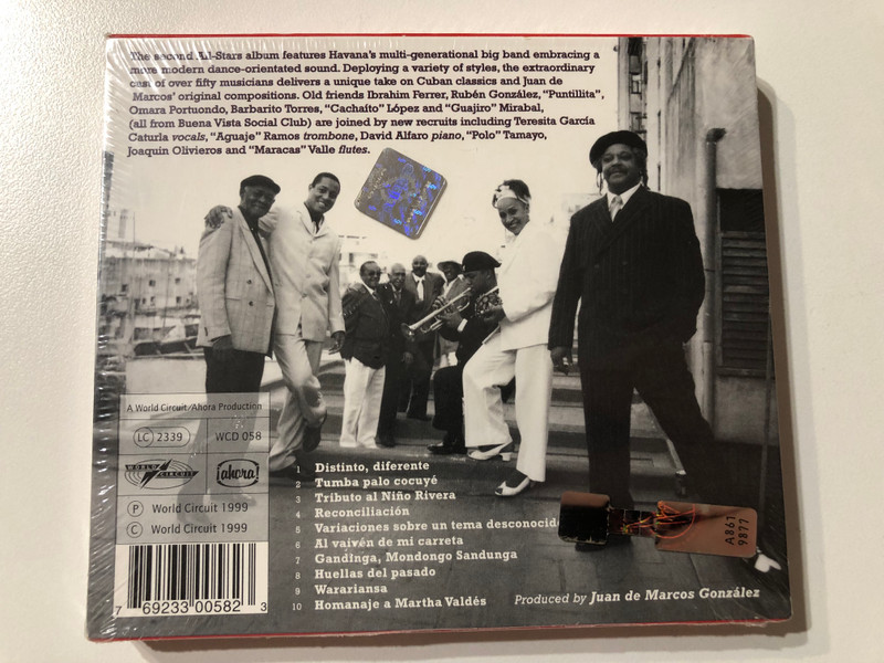Juan De Marcos' Afro Cuban All Stars – Distinto, Diferente / World Circuit Audio CD 1999 / WCD 058