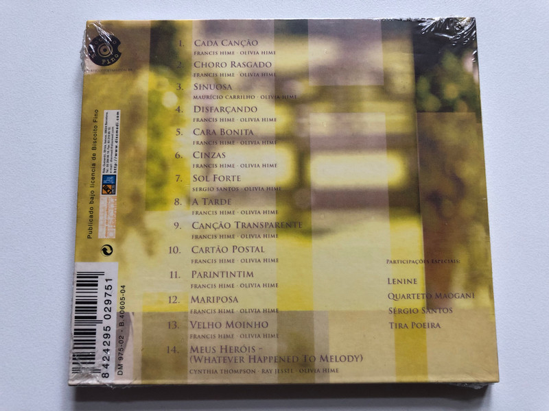 Olivia Hime – Canção Transparente / DiscMedi Blau Audio CD / DM 975-02