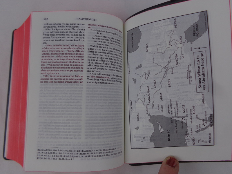 The Akuapem Twi Bible published as Kyerew Kornkron Anaa Bible - The Words of Christ in Red