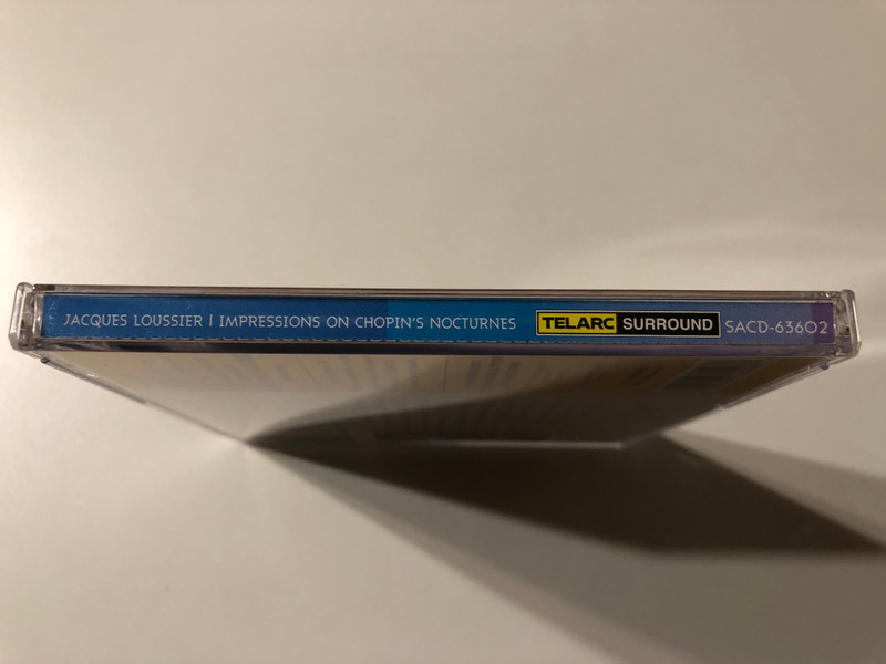 Jacques Loussier: Solo Piano - Impressions On Chopin's Nocturnes / Telarc Hybrid Disc 2004 / SACD-63602