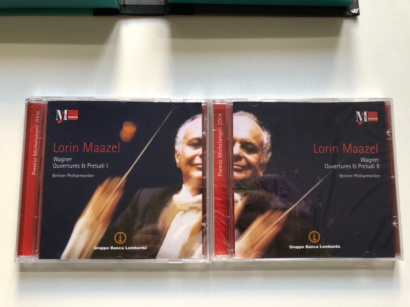 Maazel Dirige Wagner - Berliner Philharmoniker / Premio Michelangeli 2004 / Musicom 2x Audio CD, Box Set 2004 / MC 0401, MC 0402