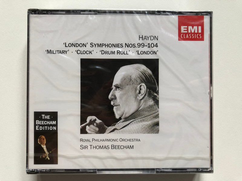Haydn - 'London' Symphonies Nos.99-104: 'Military', 'Clock', 'Drum Roll', 'London' - Royal Philharmonic Orchestra, Sir Thomas Beecham / The Beecham Edition / EMI Classics 2x Audio CD, Stereo 1992 / CMS 7 64066 2 