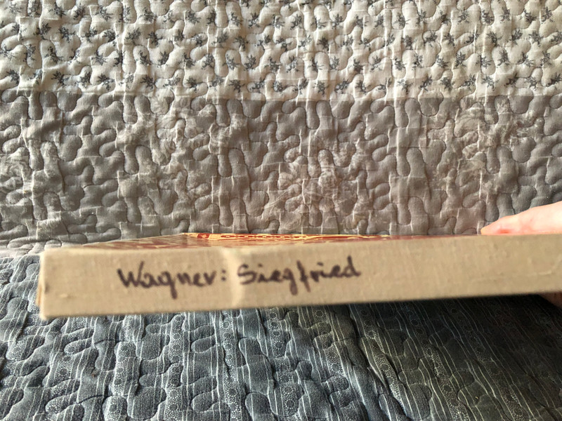 R. Wagner = Р. Вагнер: Зигфрид, Музыкальная Драма В Трёх Действиях / Мелодия 5x LP, Box Set / 33 Д 035091—100