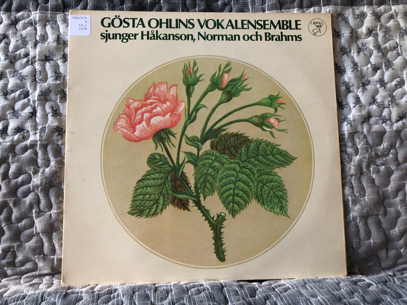 Gösta Ohlins Vokalensemble Sjunger Håkanson, Norman Och Brahms / Caprice Records LP Stereo 1977 / CAP 1038