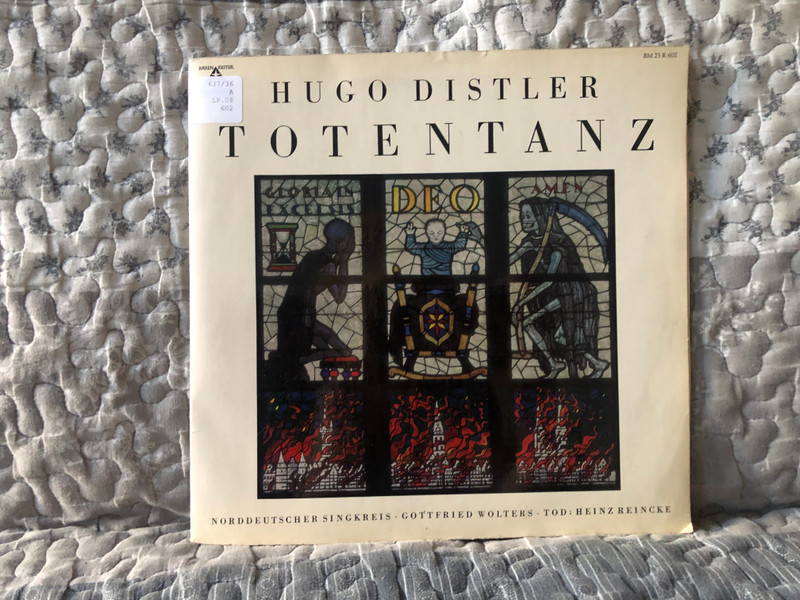 Hugo Distler: Totentanz - Norddeutscher Singkreis, Gottfried Wolters, Tod: Heinz Reincke / Bärenreiter-Musicaphon LP / BM 25 R 602