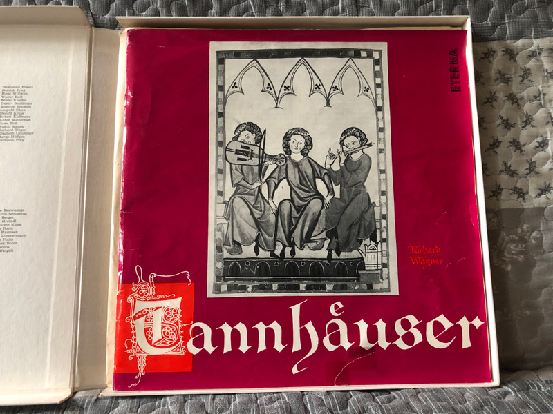 Richard Wagner - Tannhäuser / ETERNA 4x LP, Box Set / 8 20 217-220