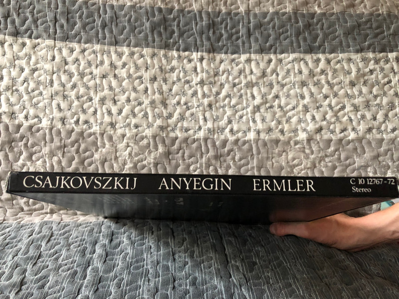 Csajkovszkij: Anyegin - Milaskina, Atlantov, Mazurok, Nyesztyerenko, Ermler / Мелодия 3x LP, Stereo, Box Set / С 10 12767-72