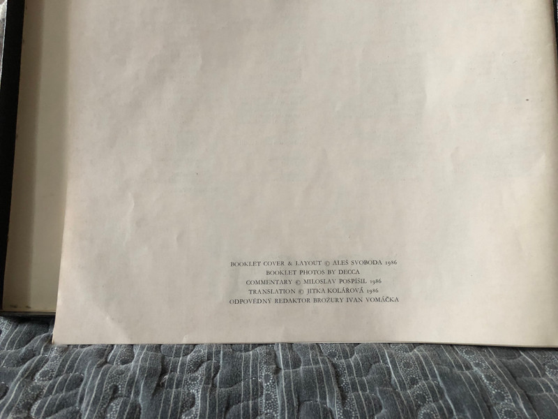 Arrigo Boito: Mefistofeles - Nicolaj Ghiaurov, Luciano Pavarotti, Mirella Freniova, Montserrat Caballeova, National Philharmonic Orchestram, Oliviero de Fabritiis / Supraphon 3x LP, Stereo 1986 / 1116 4681 - 83