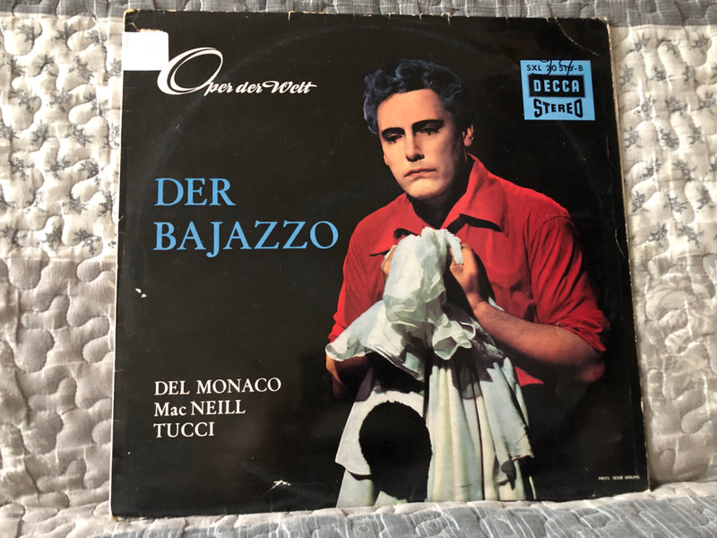 Der Bajazzo - Del Monaco, Mac Neill, Tucci / Oper Der Welt / Decca LP Stereo / SXL 20 516-B