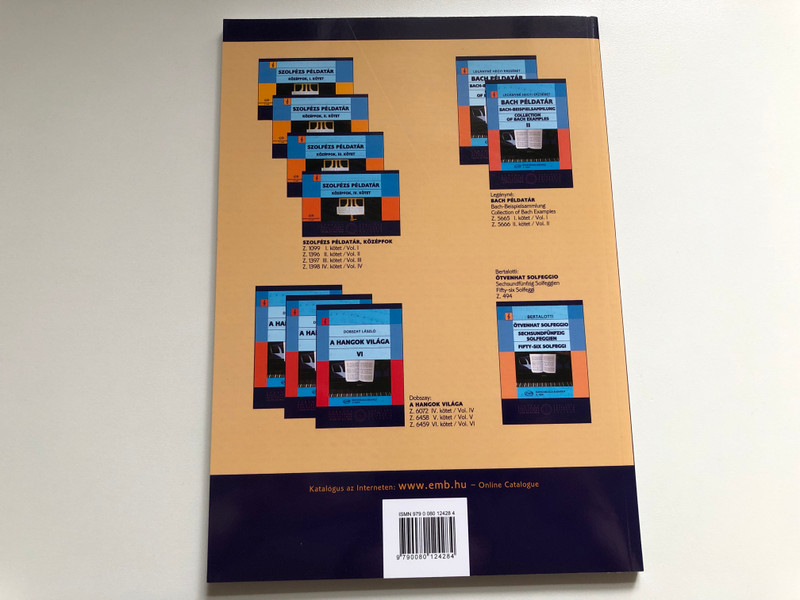 NÉMETH-NÓGRÁDI-PUSTER SZOLFÉZS ANTOLÓGIA  Editio Musica Budapest  Paperback Score (9790080124284)